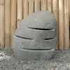 Product image 3 of the product “Garden latern with more slices, removable bottom cover for lamp, approx. 35cm height, natural stone (Riverstone), stonemasonry ”
